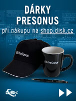 Dárky značky PreSonus při nákupu v DISKu