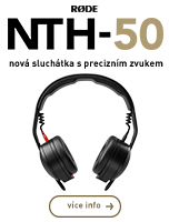RODE NTH-50 nová sluchátka s precizním zvukem a špičkovou izolací